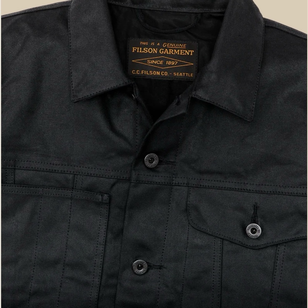 NEW FILSON TIN CLOTH SHORT LINED CRUISER JACKET XXL